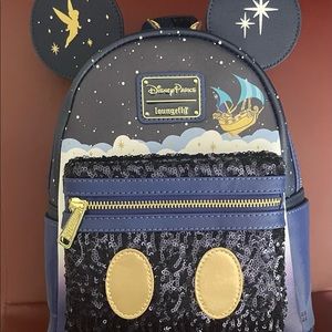 Mickey Mouse: The Main Attraction Loungefly Mini Backpack – Peter Pan's Flight